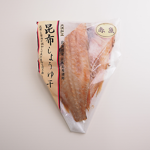赤魚昆布しょうゆ干し2尾 【冷凍便】の通販・お取り寄せ「築地魚群」