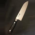 [築地有次] 三徳包丁 A合金鋼ツバ付195mm【常温便】