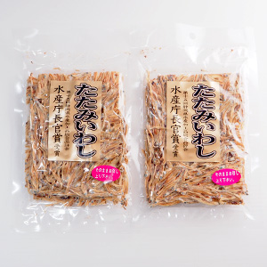 焼き上げたたみいわし2パック【常温便】