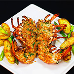 オマール海老のテルミドール1尾(半割り2個)【冷凍便】