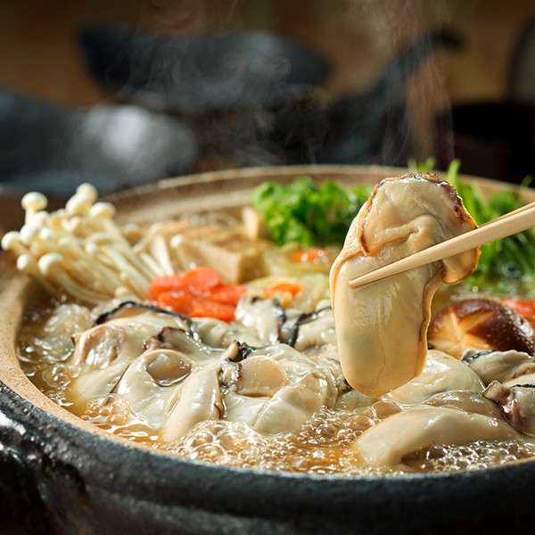 [豊洲市場海鮮鍋セット]生牡蠣とホタテの鍋セット【冷蔵便】