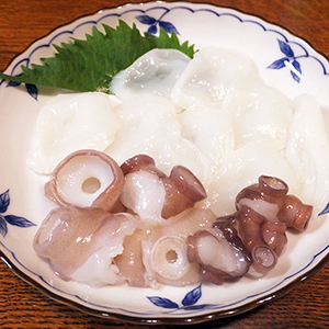 北海水蛸のタコ足(刺身用)【冷凍便】