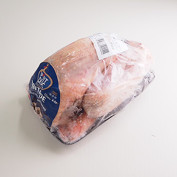 ホロホロ鳥の丸鳥(パンタード・ホール)約1kg フランス産 【冷凍便】